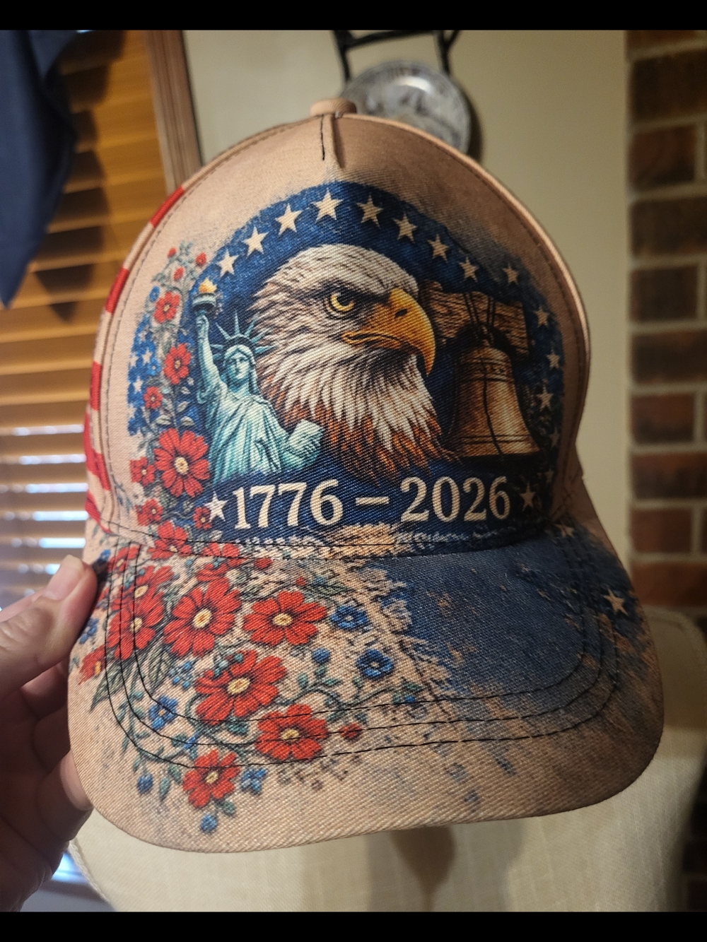Patriotic Stars And Stripes Ball Cap